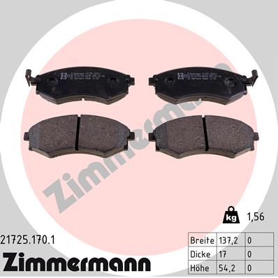 ZIMMERMANN 21725.170.1 Kit...