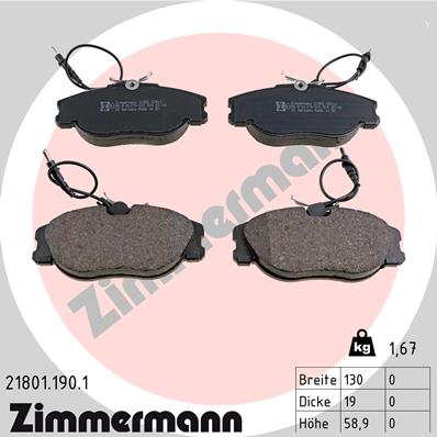 ZIMMERMANN 21801.190.1 Kit...