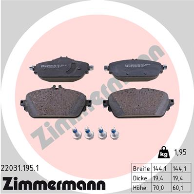 ZIMMERMANN 22031.195.1 Kit...