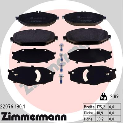 ZIMMERMANN 22076.190.1 Kit...