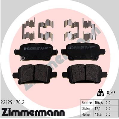 ZIMMERMANN 22129.170.2 Kit...