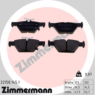 ZIMMERMANN 22158.145.1 Kit...