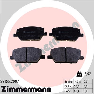 ZIMMERMANN 22165.200.1 Kit...