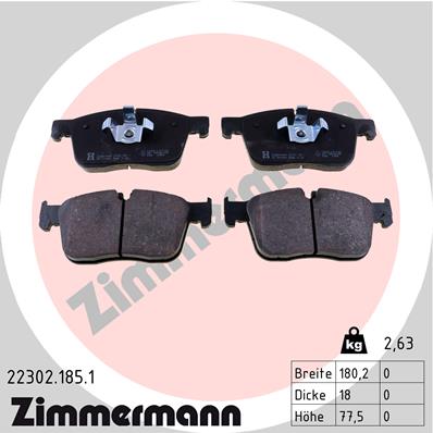 ZIMMERMANN 22302.185.1 Kit...