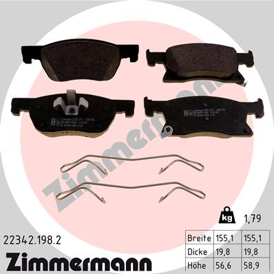 ZIMMERMANN 22342.198.2 Kit...