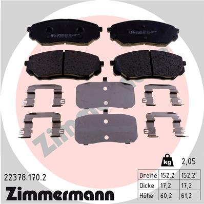 ZIMMERMANN 22378.170.2 Kit...
