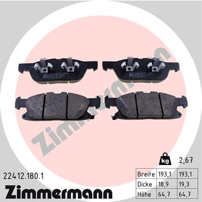 ZIMMERMANN 22412.180.1 Kit...