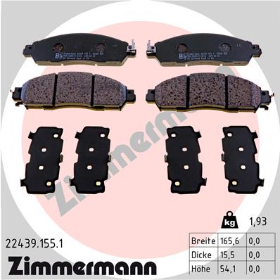 ZIMMERMANN 22439.155.1 Kit...