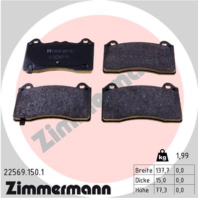 ZIMMERMANN 22569.150.1 Kit...