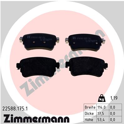 ZIMMERMANN 22588.175.1 Kit...