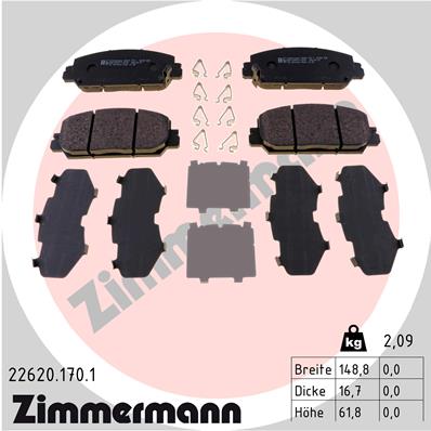 ZIMMERMANN 22620.170.1 Kit...