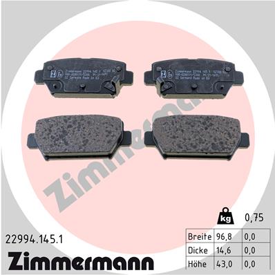 ZIMMERMANN 22994.145.1 Kit...