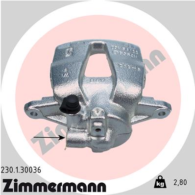 ZIMMERMANN 230.1.30036 Pinza freno