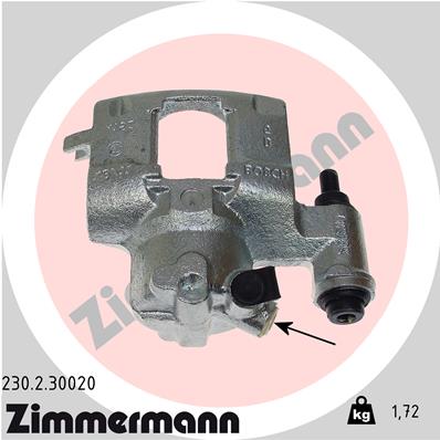 ZIMMERMANN 230.2.30020 Pinza freno