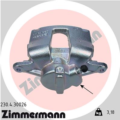 ZIMMERMANN 230.4.30026 Pinza freno-Pinza freno-Ricambi Euro