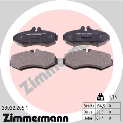 ZIMMERMANN 23022.205.1 Kit...