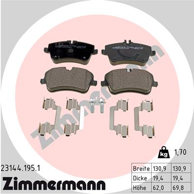 ZIMMERMANN 23144.195.1 Kit...