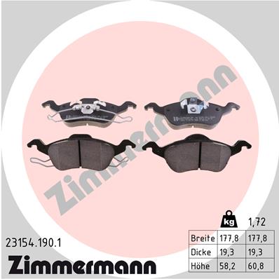 ZIMMERMANN 23154.190.1 Kit...