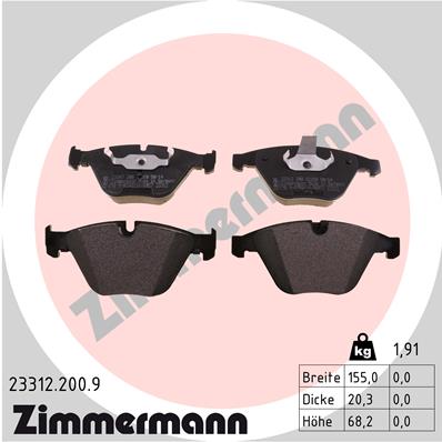 ZIMMERMANN 23312.200.9 Kit...