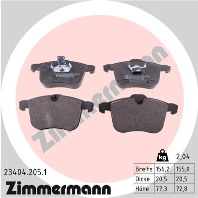 ZIMMERMANN 23404.205.1 Kit...