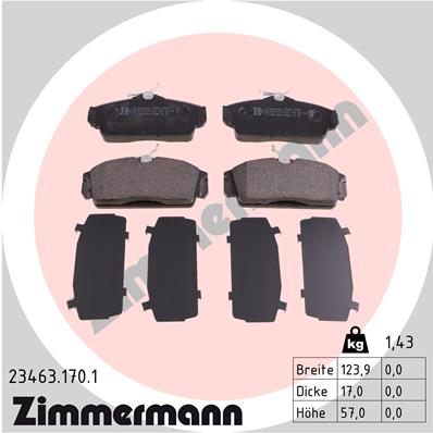 ZIMMERMANN 23463.170.1 Kit...