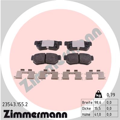 ZIMMERMANN 23543.155.2 Kit...