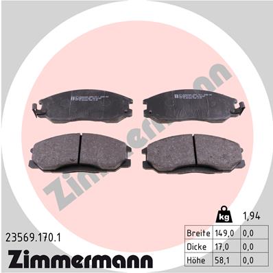 ZIMMERMANN 23569.170.1 Kit...