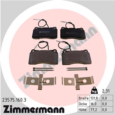 ZIMMERMANN 23575.160.3 Kit...