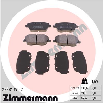 ZIMMERMANN 23581.190.2 Kit...