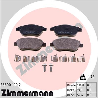 ZIMMERMANN 23600.190.2 Kit...