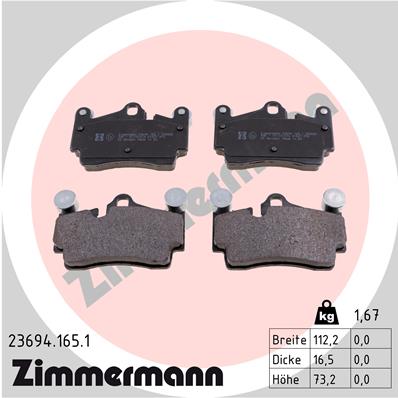 ZIMMERMANN 23694.165.1 Kit...