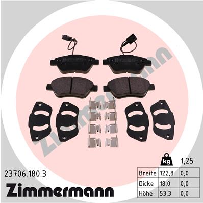 ZIMMERMANN 23706.180.3 Kit...