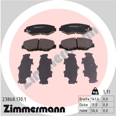 ZIMMERMANN 23868.170.1 Kit...