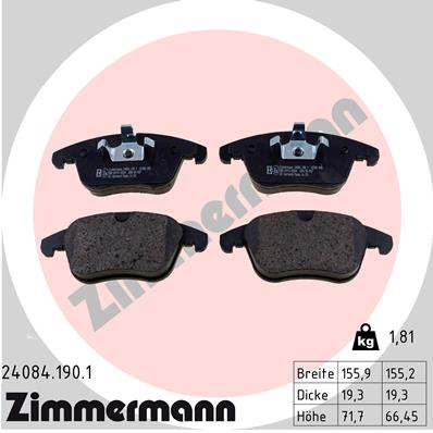 ZIMMERMANN 24084.190.1 Kit...