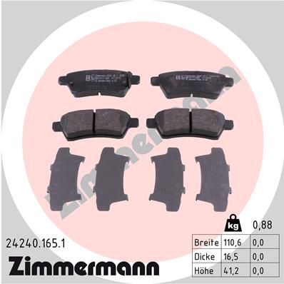 ZIMMERMANN 24240.165.1 Kit...