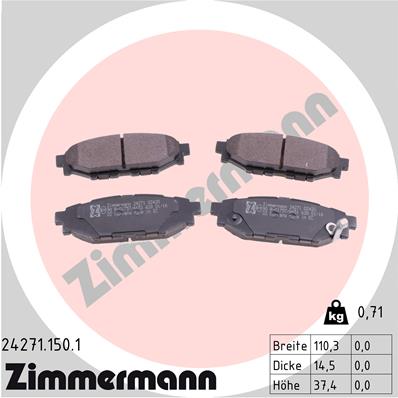 ZIMMERMANN 24271.150.1 Kit...