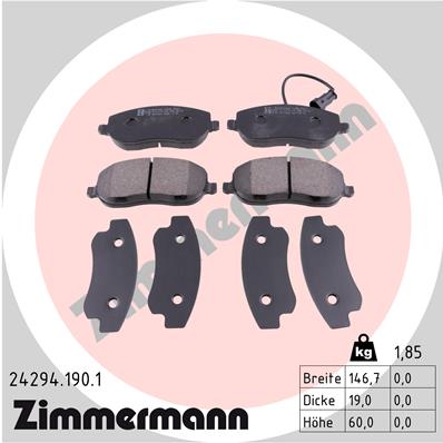 ZIMMERMANN 24294.190.1 Kit...