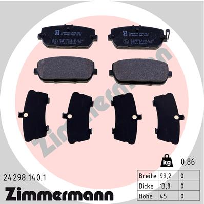 ZIMMERMANN 24298.140.1 Kit...