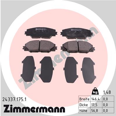 ZIMMERMANN 24337.175.1 Kit...