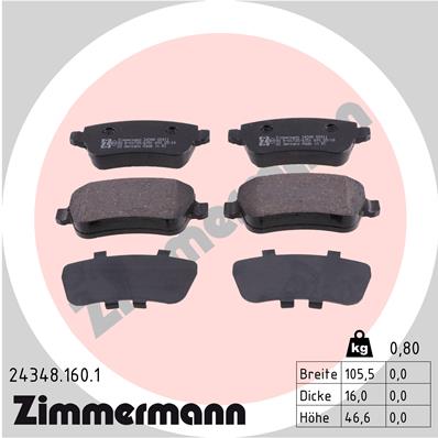 ZIMMERMANN 24348.160.1 Kit...