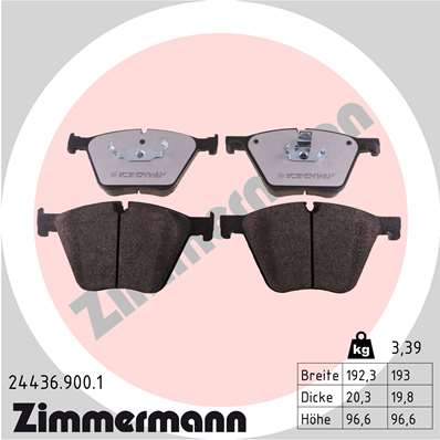 ZIMMERMANN 24436.900.1 Kit...