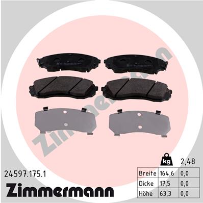 ZIMMERMANN 24597.175.1 Kit...