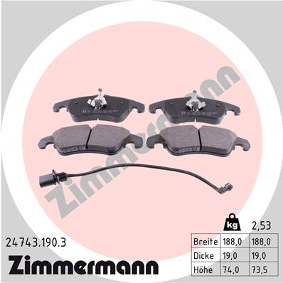 ZIMMERMANN 24743.190.3 Kit...