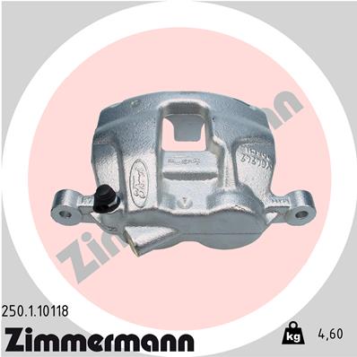 ZIMMERMANN 250.1.10118 Pinza freno-Pinza freno-Ricambi Euro