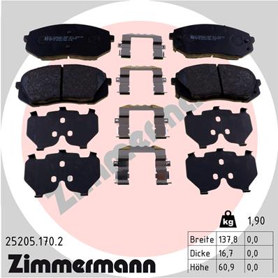 ZIMMERMANN 25205.170.2 Kit...