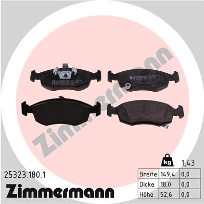 ZIMMERMANN 25323.180.1 Kit...