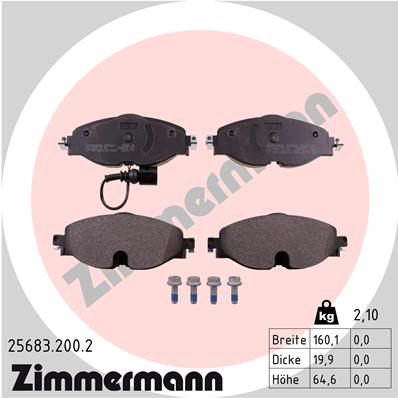 ZIMMERMANN 25683.200.2 Kit...