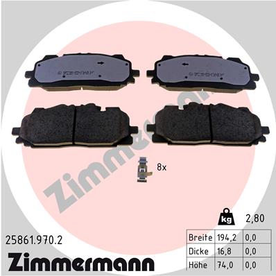 ZIMMERMANN 25861.970.2 Kit...