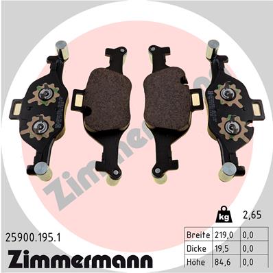 ZIMMERMANN 25900.195.1 Kit...