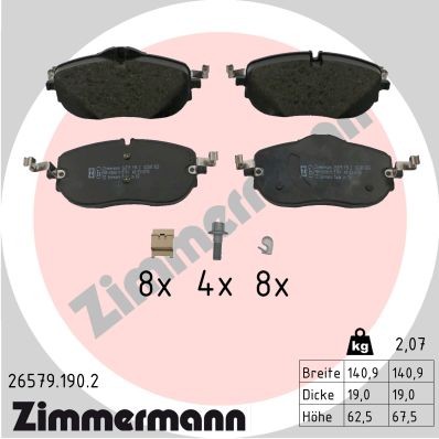 TRW GDB3377 COTEC Bremsekloss sett